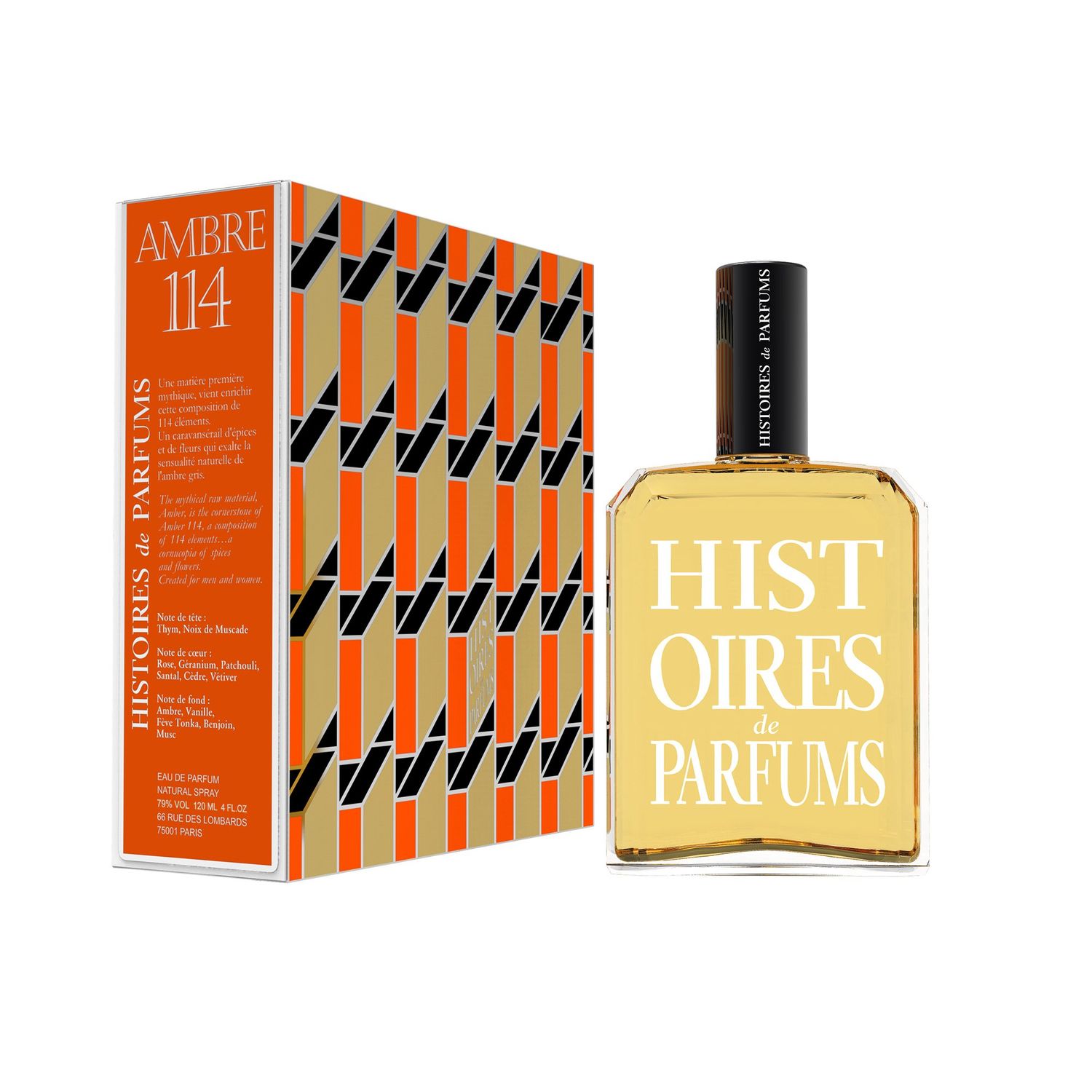 Histoires de Parfums Ambre 114 Uni Eau De Parfum Spray, 4 Fl Oz