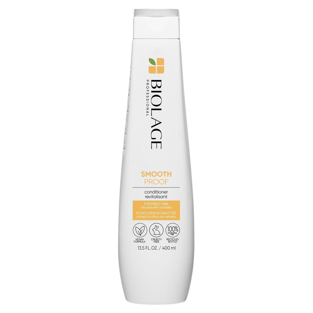 BIOLAGE Smooth Proof Conditioner | Provides Humidity Control &amp; Anti-Frizz Smoothness | For Frizzy Hair | Paraben &amp; Silicone-Free | Vegan