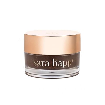 Sara Happ The Lip Scrub: Brown Sugar Scrub for Dry Lips - Gently Exfoliate, Polish, and Revitalize Lips with Vitamin E and Jojoba &amp; Grape Oils,Vegan, 0.5 oz.