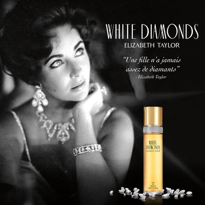 Elizabeth Taylor White Diamonds Lustre Fragrance Mist 8 oz for Women