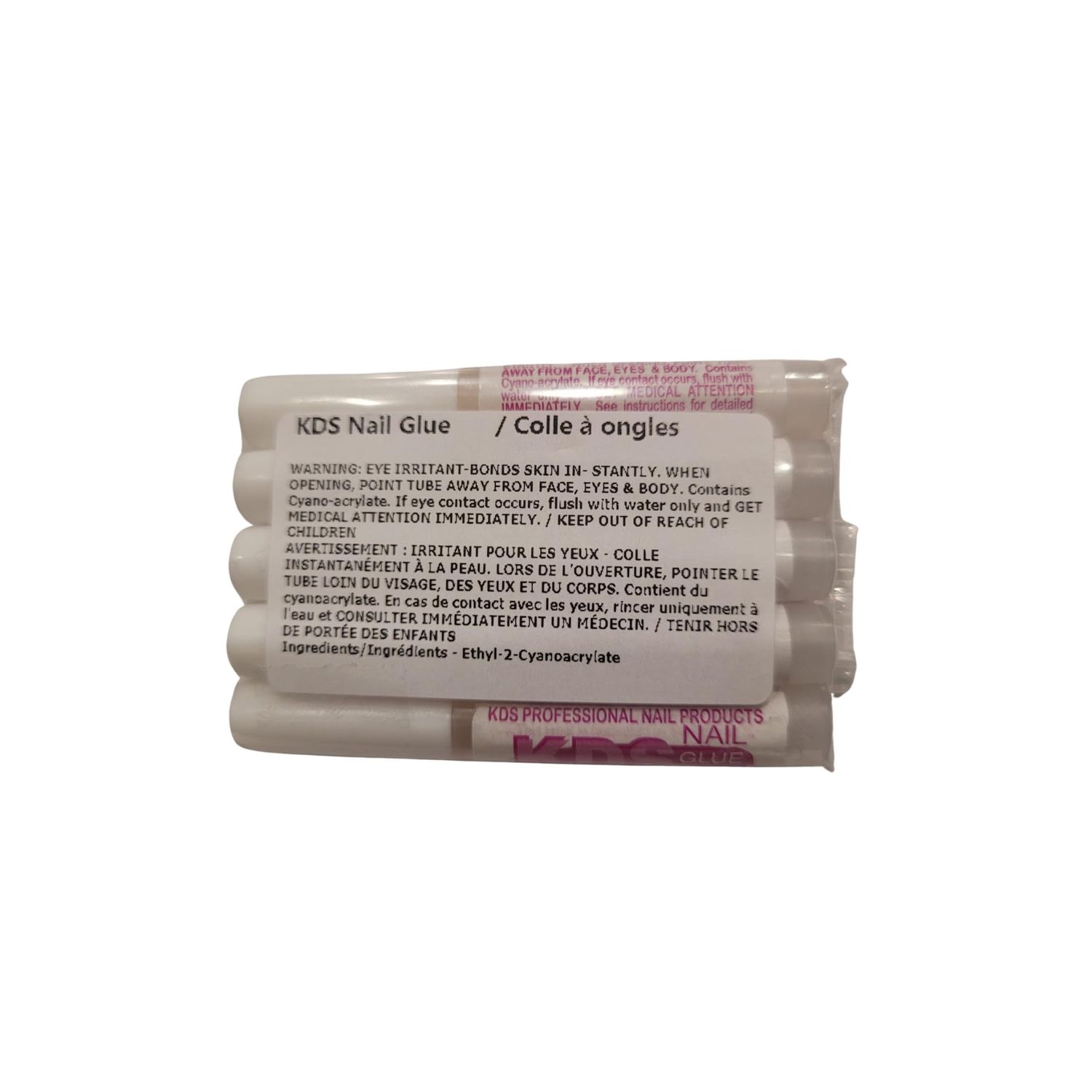KDS Nail Glue for Professional Fake Nail Art &amp; Design 10pcs Nail Tip Extension Glue