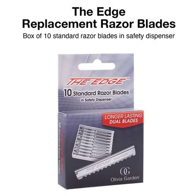 Olivia Garden The Edge - box of 10 replacement blades