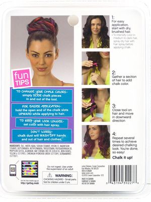 Scunci 3922703a048 Hair Chalk Kit