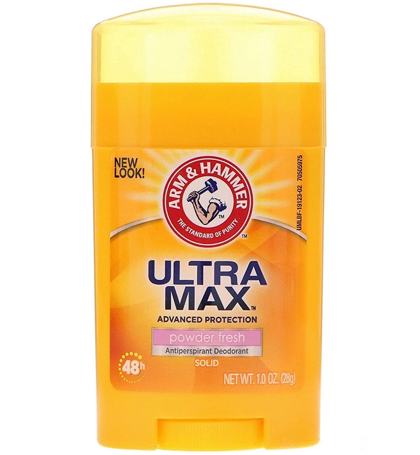 Arm &amp; Hammer Ultra Max Powder Fresh Antiperspirant Deodorant 1.0 Oz Travel Size (Pack of 3)
