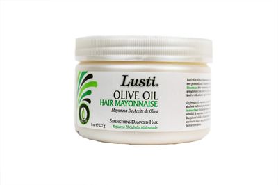 Lusti Olive Oil Hair Mayonnaise, 8 fl oz - Rejuvenate Hair &amp; Scalp - Repair Dry and Damaged Hair