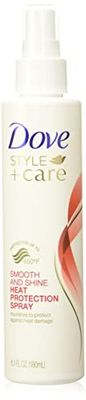 Dove Style + Care Smooth Shine Heat Protection Spray, 6.1 fl oz