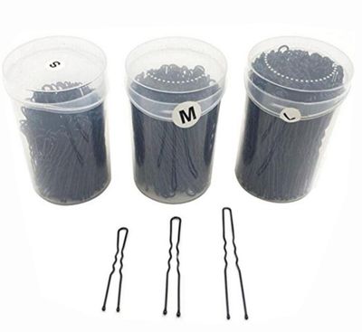 160PCS/Box U Shaped Hair Pins Hair Bobby Pins Black Metal Pins Bun Pins Hair Slides Grips Hair Accessory For Women Girl Buns Up-Dos And Hairdressing size S-5.2cm/2inch