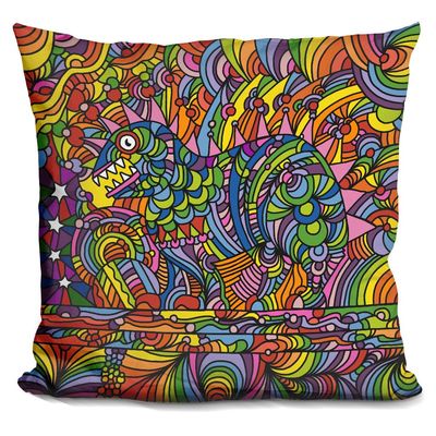 LiLiPi Pop-Art-Shane-Monster Decorative Accent Throw Pillow