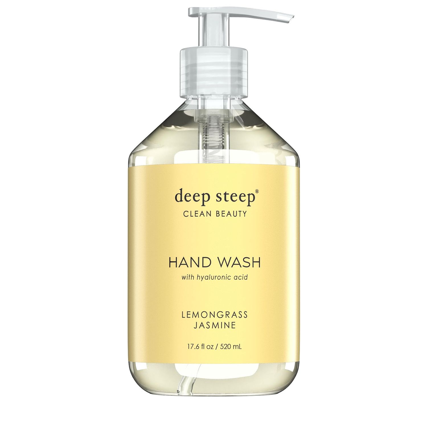 Deep Steep Liquid Hand Wash, 17.6 Ounces (Lemongrass Jasmine)