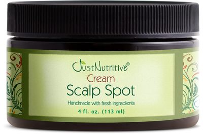 Bald Spot Hair Growth Cream | Scalp Treatment for Receding Hair | For Men and Women | Just Nutritive | 4 Oz