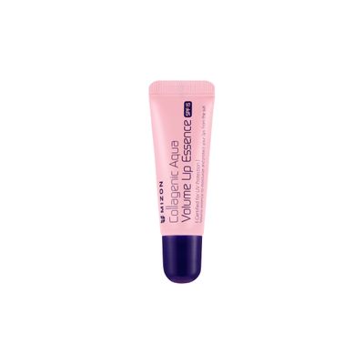 MIZON Collagenic Aqua Volume Lip Essence Treatment with Collagen Korean Lip Balm Moisturizing Soothing UV Protection No Fragrance(0.35 Oz)
