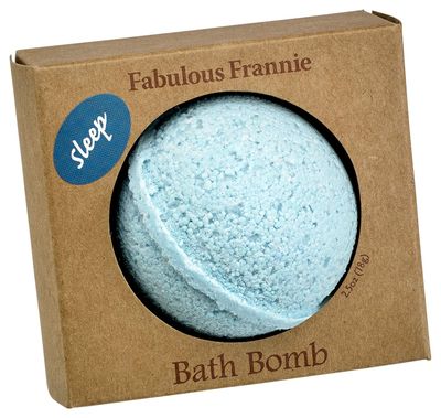Fabulous Frannie Sleep Natural, Handmade Bath Bomb Set, Rich in Essential Oil, Mineral Salt, Coconut Oil, Witch Hazel, Fizzies to Moisturize Skin 2.5oz (Pack of 1)