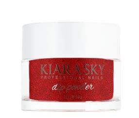 KIARA SKY Professional Nails, Nail Dipping Powder 1 oz. - Red Tone (Let's Get Rediculous)