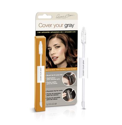 Cover Your Gray 2in1 Mascara Wand and Sponge Tip Applicator - Light Brown/Blonde