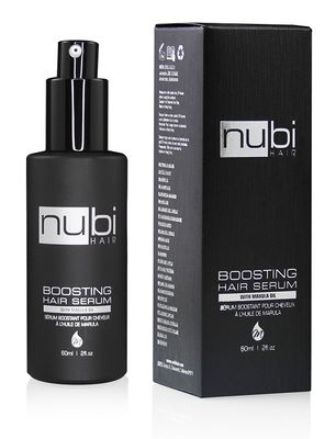 Nubi Marula Anti Frizz Serum - Smoothing Serum for Dry Hair Repair and Shine with Vitamin E, Aloe Vera - 2 Fl Oz