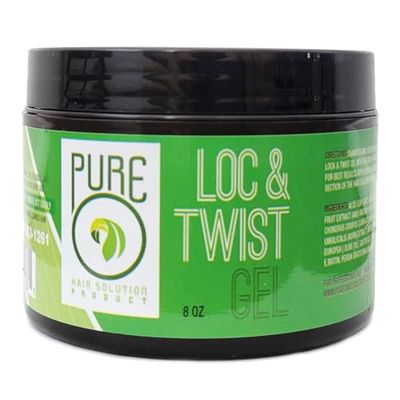 Pure O Hair Solution Product Lock &amp; Twist Gel 8 Oz (Pack of 1)