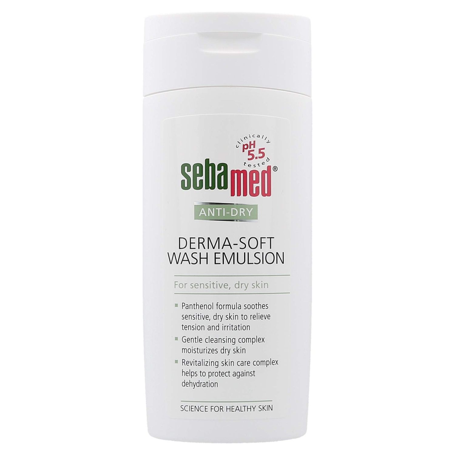 Sebamed Anti-Dry Derma-Soft Wash Emulsion Gentle Cleansing Complex For Dry and Sensitive Skin 6.8 Fluid Ounces (200mL)