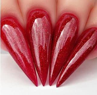 KIARA SKY Professional Nails, Nail Dipping Powder 1 oz. - Red Tone (Let's Get Rediculous)