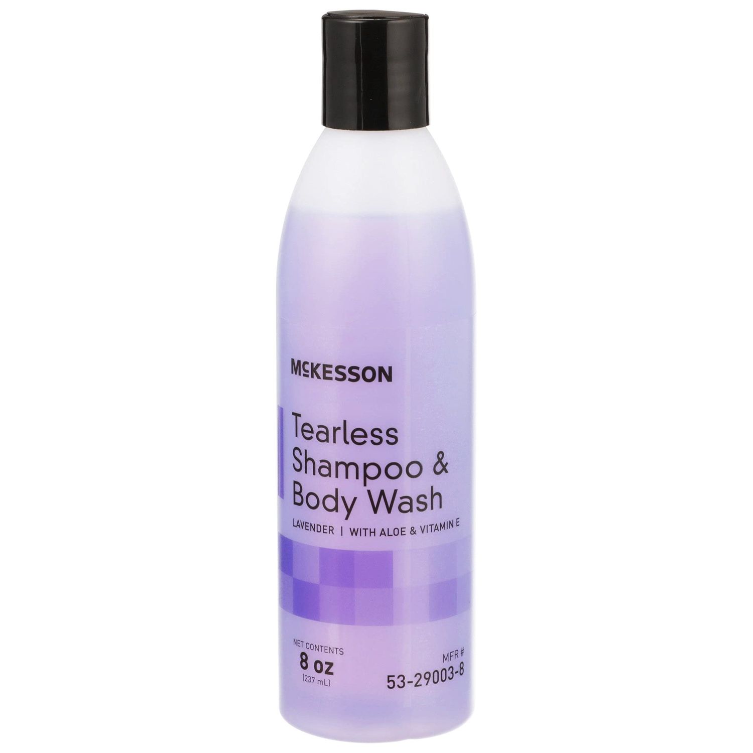 McKesson Tearless Shampoo and Body Wash with Aloe and Vitamin E, Lavender Scent, 8 oz, 1 Count