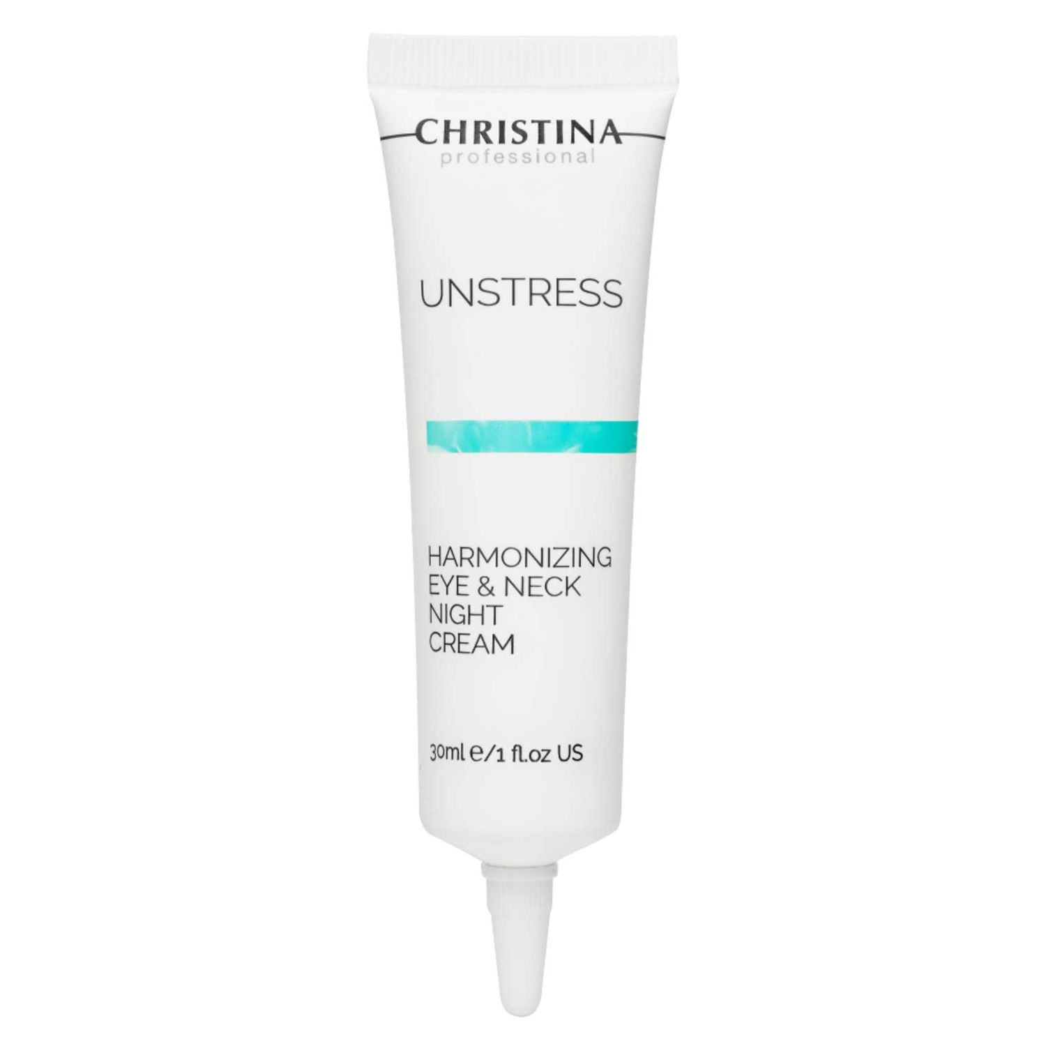 -CHRISTINA- Unstress Harmonizing Eye &amp; Neck Night Cream with Retinol | Overnight Skin Repair for All Skin Types | Eye Cream Revitalizes, Nourishes, and Hydrates your Skin 1 fl. oz (30 ml)