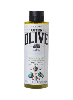 KORRES Olive Shower Gel, Sea Salt, 8.45 fl. oz.