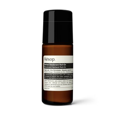 Aesop Herbal Deodorant Roll On | Alchol-Free, Vegan Friendly Odour Reducing Deodorant | Paraben-Free + Cruelty-Free | 1.69 oz