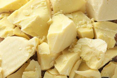 SAAQIN 1/2 Lb Organic Cocoa Butter, Pure, Raw, Unprocessed. Incredible Quality and Scent. Use for Lotion, Cream, Lip Balm, Oil, Stick, or Body Butter. Non-GMO