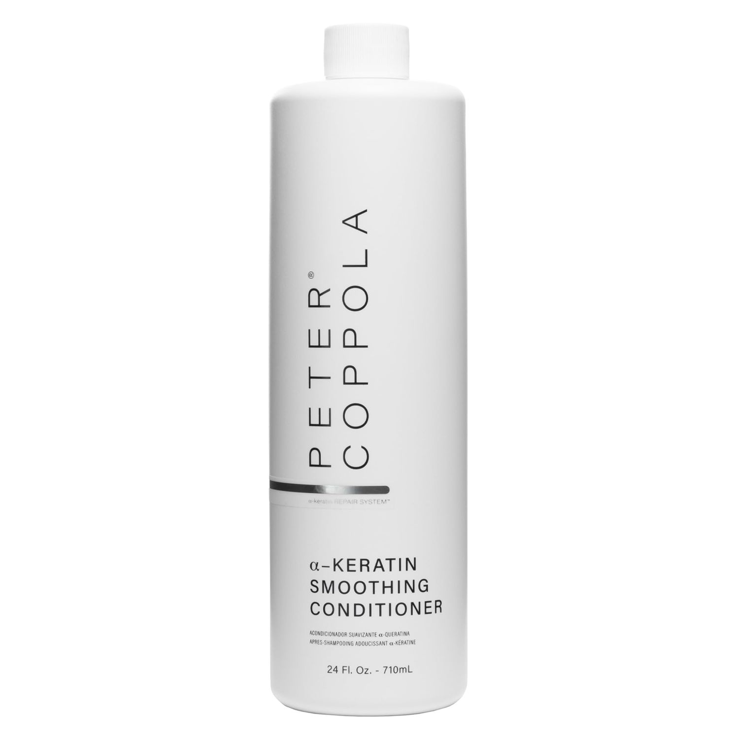 PETER COPPOLA a-keratin Smoothing Conditioner - Detangles, Nourishes, Eliminates Frizz, Smooths And Restores Shine - Infused With Argan Oil, Jojoba, Coconut Oil And Grape Seed Oil (24 oz)