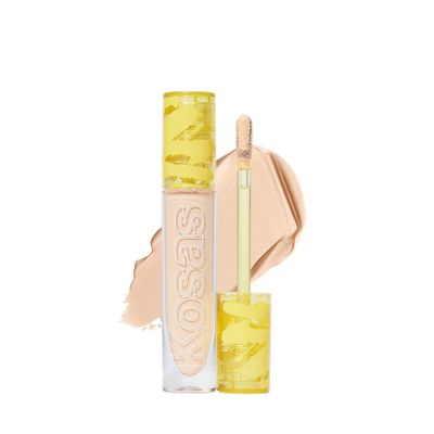 Kosas Revealer Concealer - Medium Coverage Makeup with Hyaluronic Acid, Conceals Dark Circles Under Eyes, Dark Spots and Blemishes + Brightens, Hydrates, Long-Lasting &amp; Vegan,(Tone 03 W)
