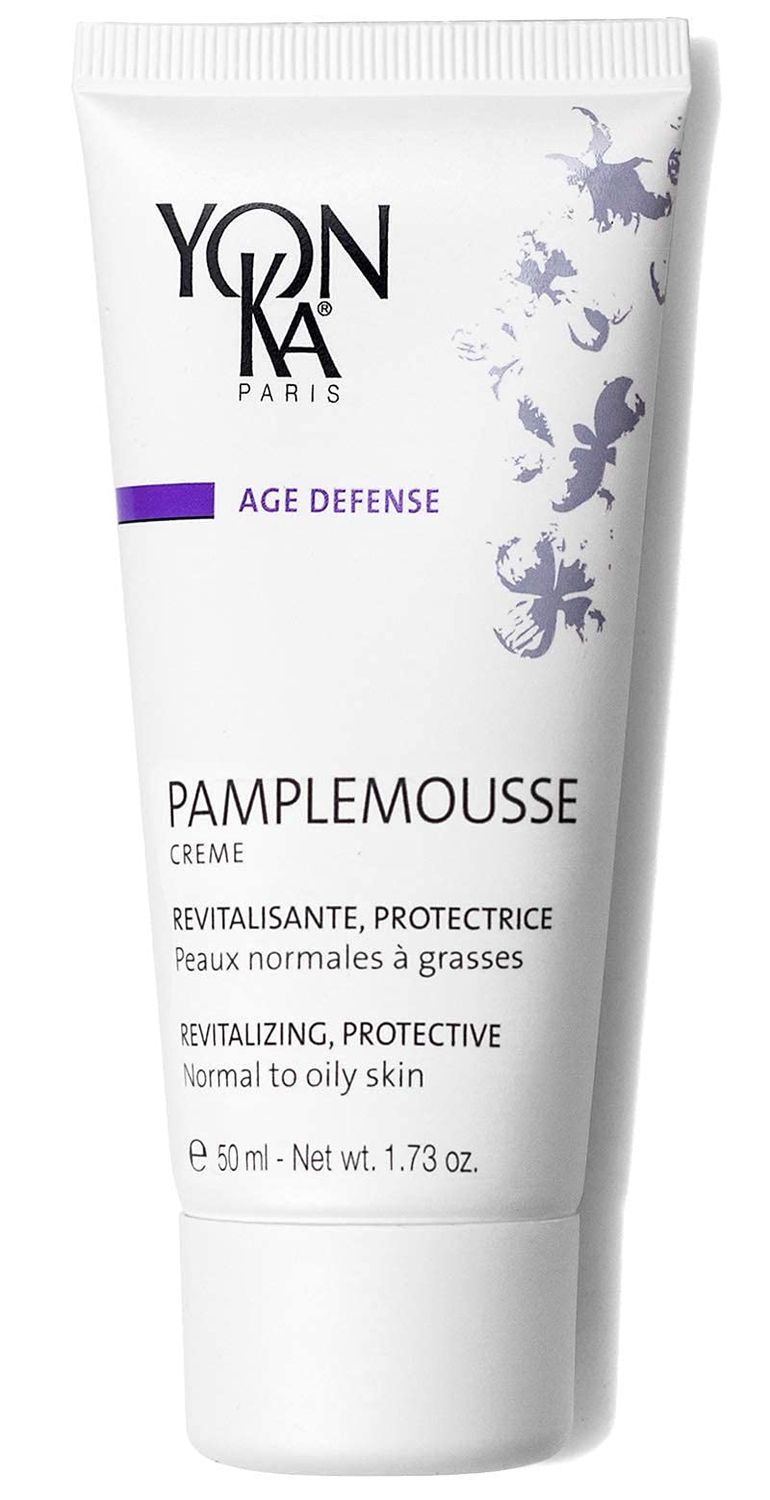 Yon-Ka Pamplemousse PNG Face Cream (Normal &amp; Oily Skin, 50ml) Daily Hydrating Face Moisturizer, Lightweight Lotion with Vitamin C to Tighten Pores and Mattify Skin, Paraben-Free