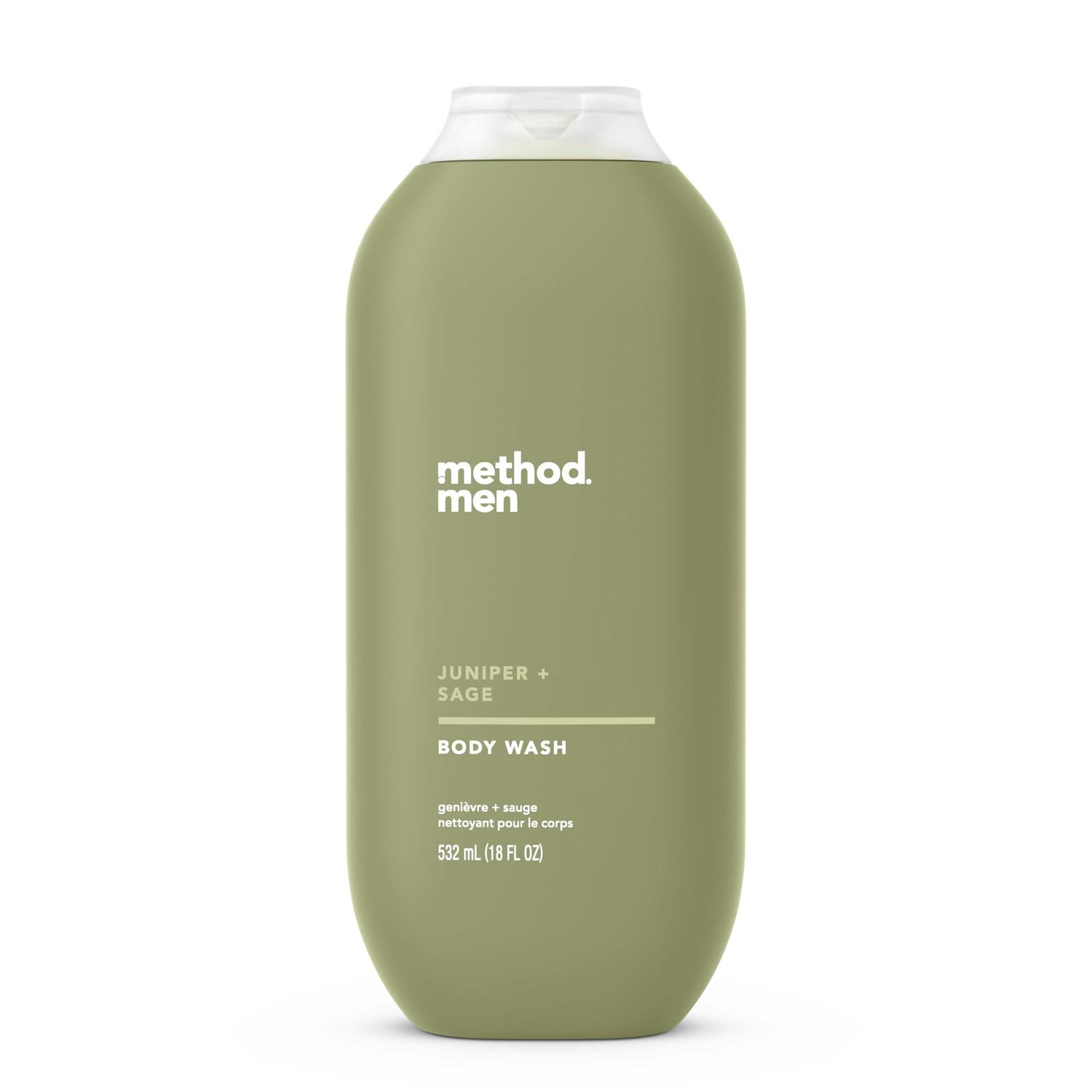 Method Men Body Wash, Juniper + Sage, Paraben and Phthalate Free, 18 fl oz (Pack of 1)