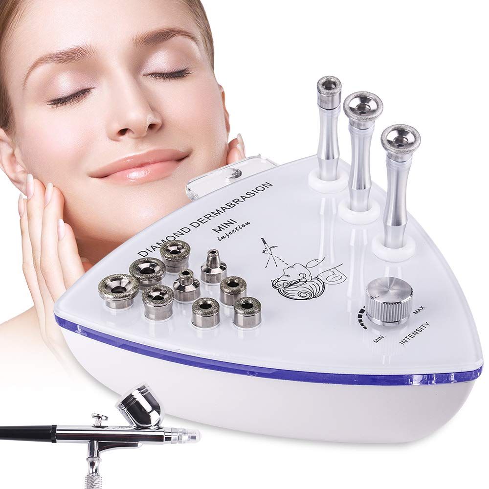 Diamond Microdermabrasion Machine with Spray Gun, Dermabrasion Facial Machine, Professional Microdermabrasion Kit, Esthetician Supplies, Upgraded?3-in-1?Beauty Machine
