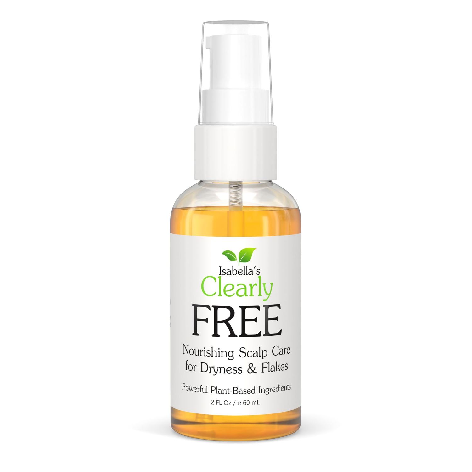 Isabella&#39;s Clearly Free, Natural Anti Dandruff Oil | Itch Relief for Dry Itchy Scalp, Dermatitis, Psoriasis, Cradle Cap | Jojoba, Cedarwood, Manuka, Tea Tree | for Adults and Kids, Made in USA
