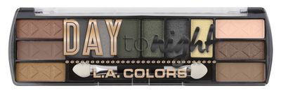 L.A. COLORS Day to Night 12 Color Eyeshadow, Sunrise CES422