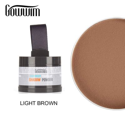 gowwim Root Touch Up, Hair Powder for Instantly Concealing Hair Loss, Receding Hairline &amp; Beard, Eyebrow Powder, 0.14oz/4g