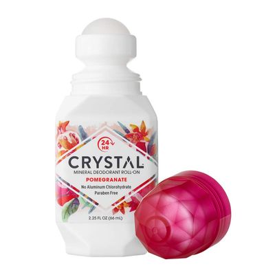 Crystal Mineral Deodorant Roll-On, Pomegranate, 2.25 fl oz (Pack of 12)