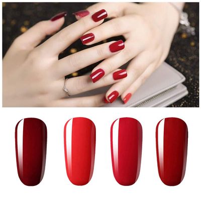 Vishine Nail Art UV LED Gel Polish Varnish Long-lasting 4 Colors Manicure Kit C226