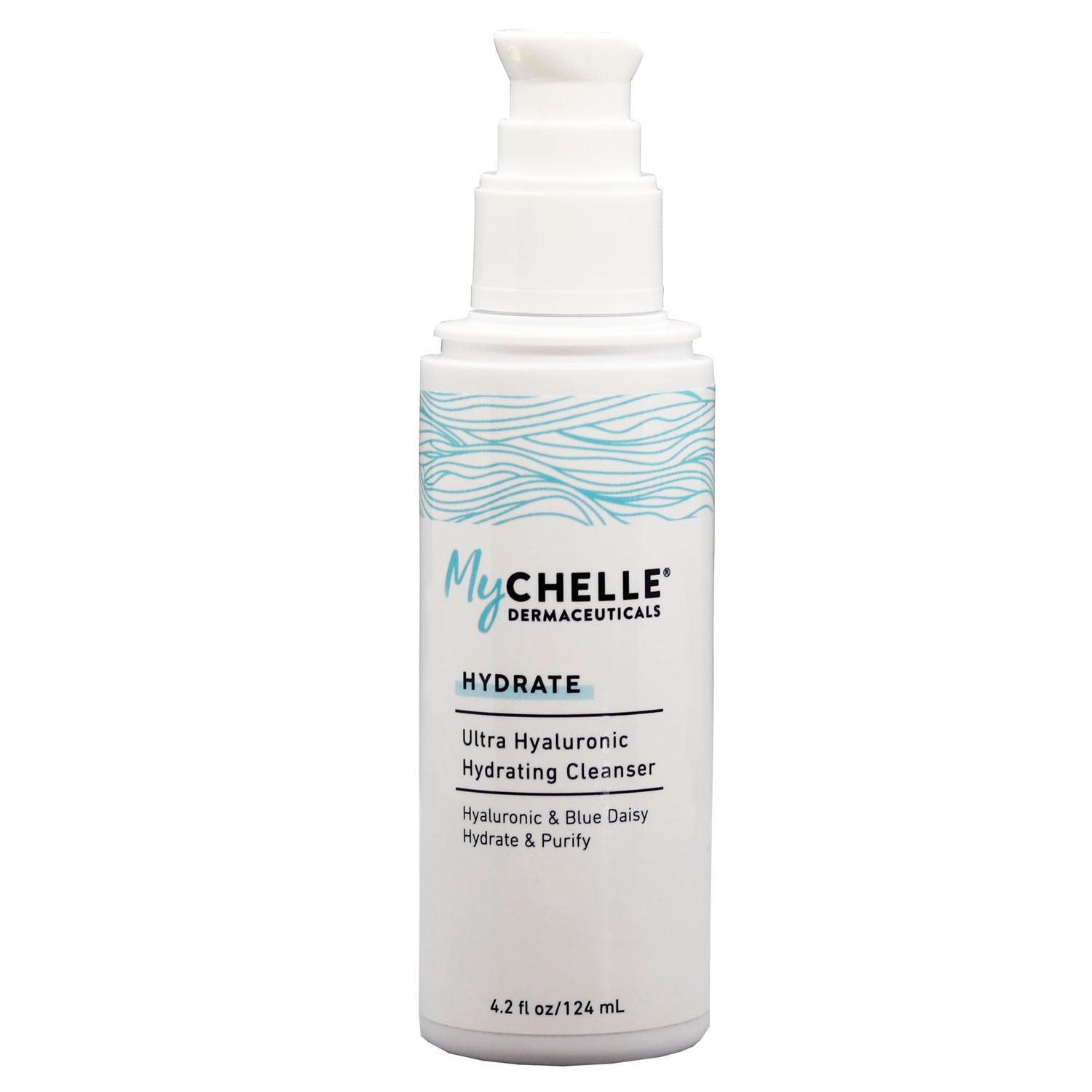 MyCHELLE Ultra Hyaluronic Hydrating Cleanser, Gentle Cleanser, 4.2 fl Oz.