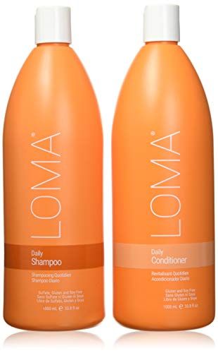 LOMA Daily Shampoo and Daily Conditioner (DUO PACK) 33 Ounce (Liter)