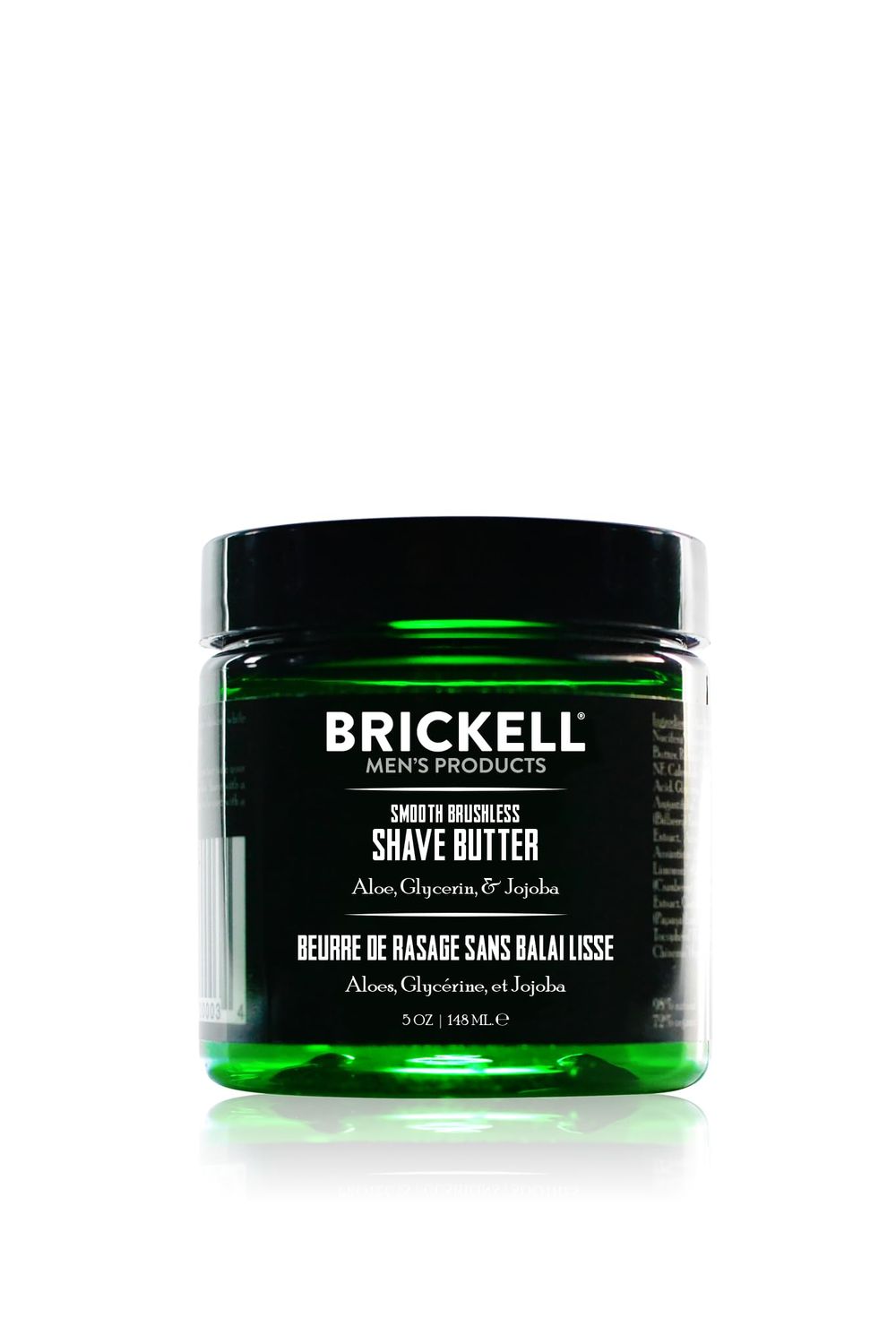 Brickell Men&#39;s Smooth Brushless Shave Butter for Men, Natural and Organic Smooth Shaving Butter to Fight Nicks, Cuts and Razor Burn, 5 Ounce, Scented