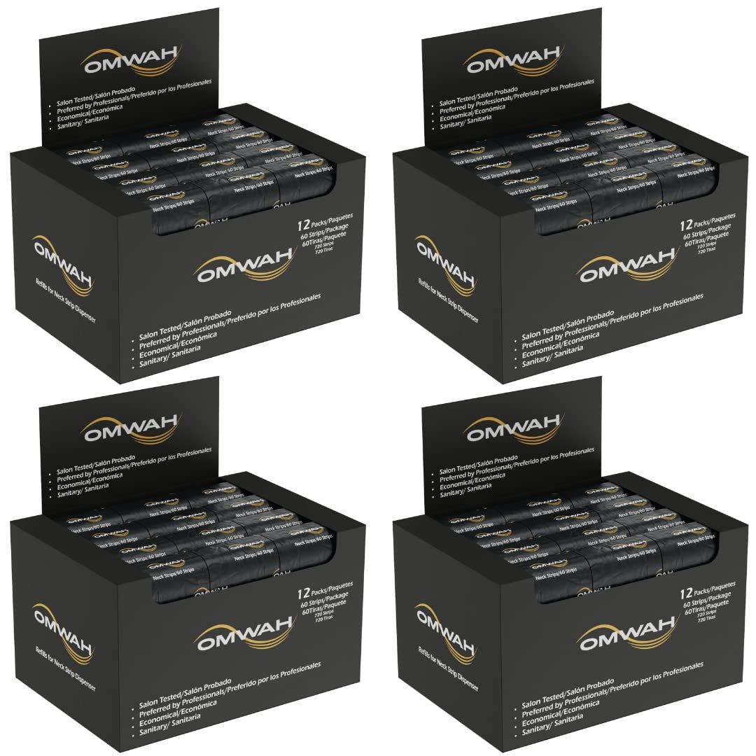 Omwah Neck Strips (Case of 4 Cartons- 2,880 Strips)