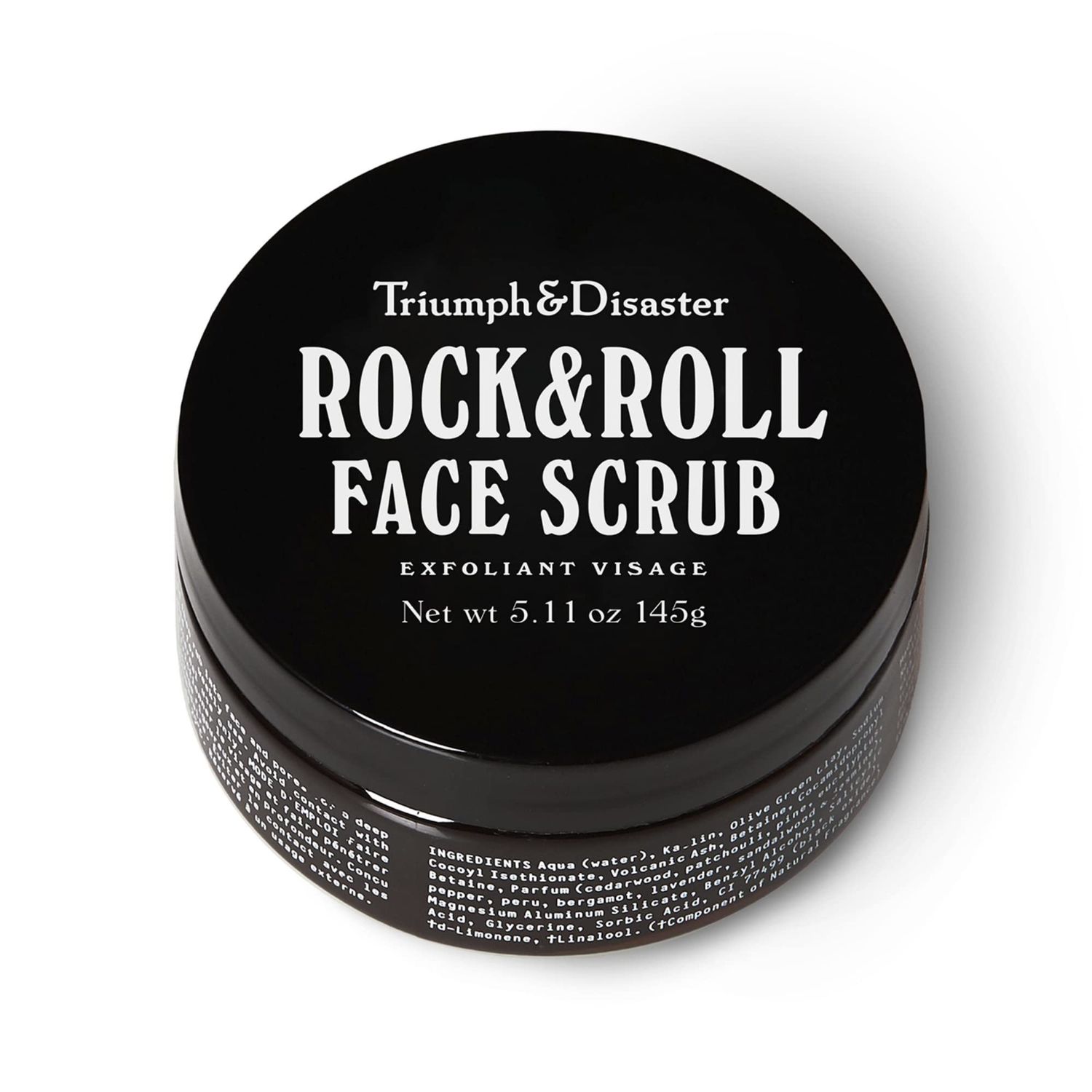 Triumph &amp; Disaster | Rock &amp; Roll Face Scrub for Men | Natural, Exfoliating Pore Cleansing Facial Scrub - Removing Blackheads and Dirt, 5.11 oz