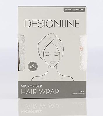 Microfiber Hair Wrap, 2 Pack - Regis DESIGNLINE - Towels and Wraps for Wet Hair