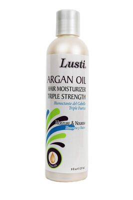 Lusti Argan Oil Hair Moisturizer Triple Strength, 8 fl oz - Moisture &amp; Nourish - Eliminate Dryness Completely