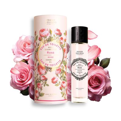 Panier des Sens - Rose Eau de Toilette - Valentines Day Gifts for Women - Light Rose Perfume for Women - Floral Fragrance - Gift Ideas for Her - Parfum Made in France - Hair &amp; Body Spray 1.7 Floz