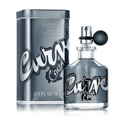 Curve Men&#39;s Cologne Fragrance Spray, Casual Day or Night Scent, Curve Crush, 2.5 Fl Oz