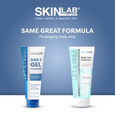 Skin Lab Lift &amp; Firm Face Wash Gel Cleanser - Removes Impurities with Extra Burst of Vitamin E - 5 Fl. Oz. (150 mL)