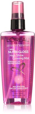 L&#39;Oral Paris Advanced Haircare Nutrigloss High Shine Glossing Mist, 3.4 fl. oz. (Packaging May Vary)