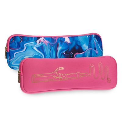 Body PrescriptionsHair Tools Caddy with Stylish Design, Heat Resistant and Hand-Washable Neoprene Hair Styling Tools Case, Blue Marble