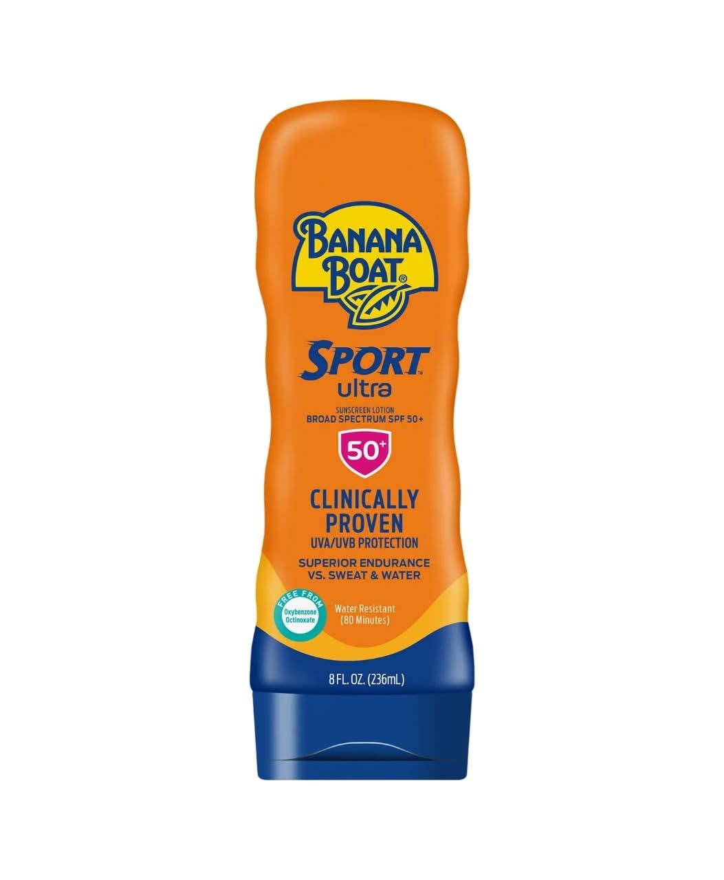 Banana Boat Sunscreen Sport Performance Broad Spectrum Sun Care Sunscreen Lotion - SPF 50, 8 Fl Oz (Pack of 1)